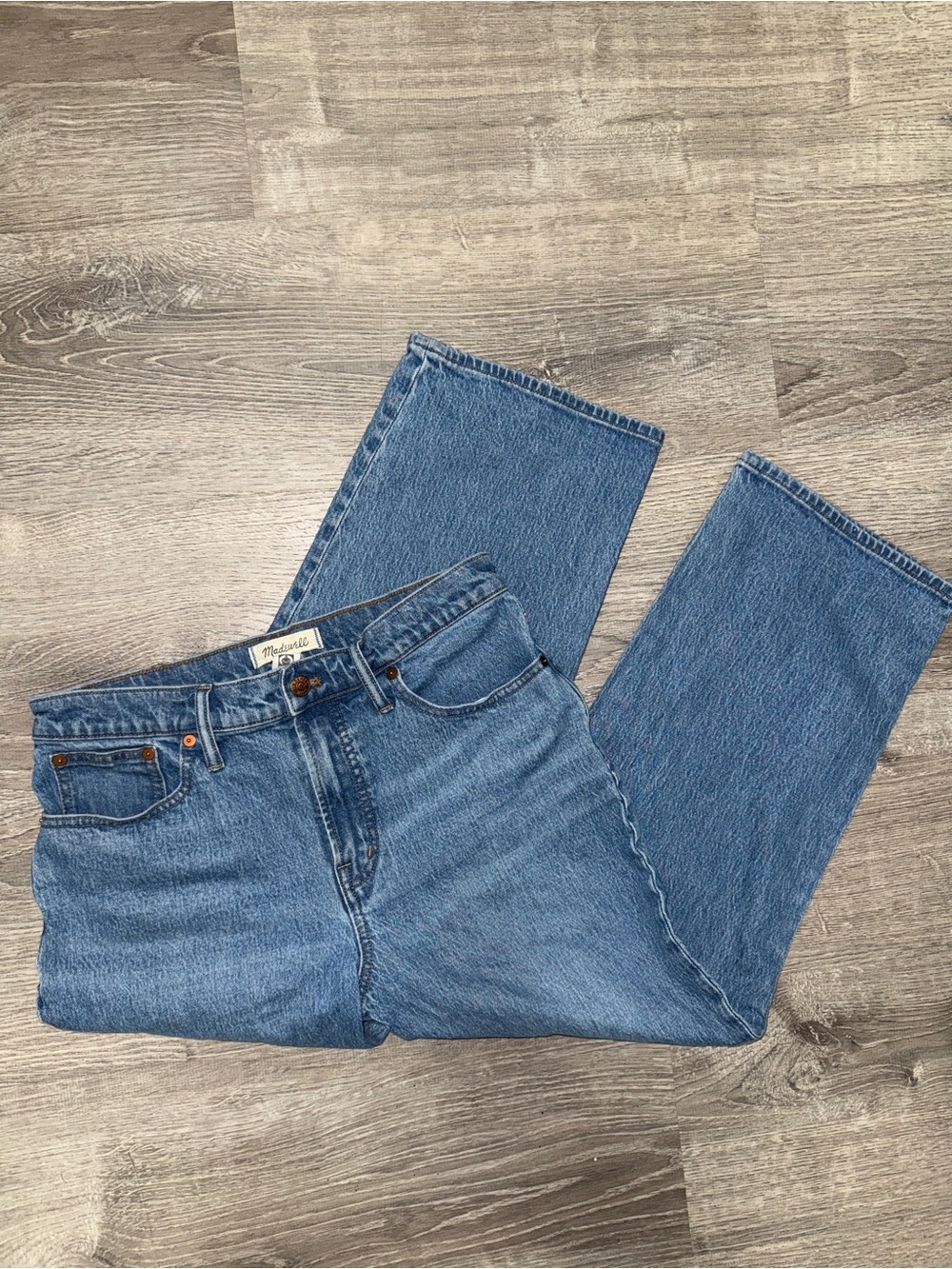 Madewell The perfect vintage wide leg crop jean 29p